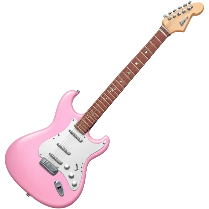 Baby Pink electric Guitar emoji