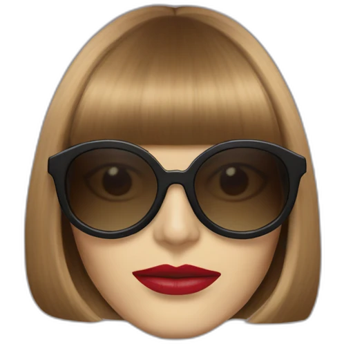 Anna wintour Dart Fener mask emoji
