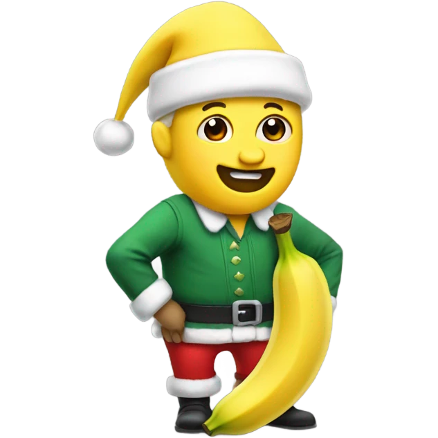 Banana Santa emoji