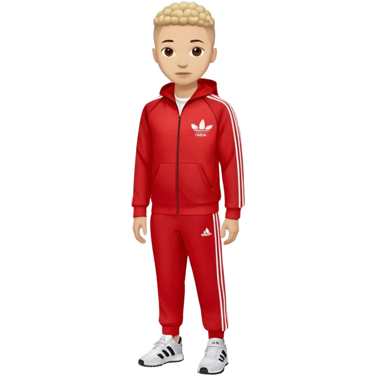 adidas red tracksuit emoji