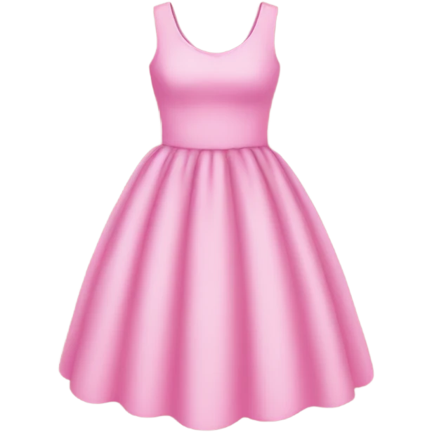 Pink dress emoji