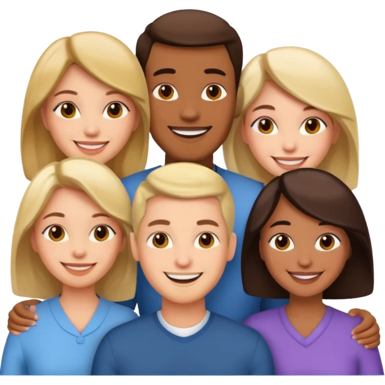 Four different nurses, one man, three women emoji