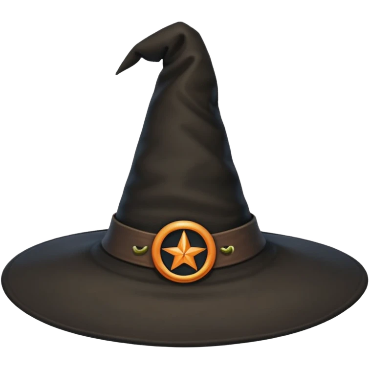 Chapéu de bruxa emoji