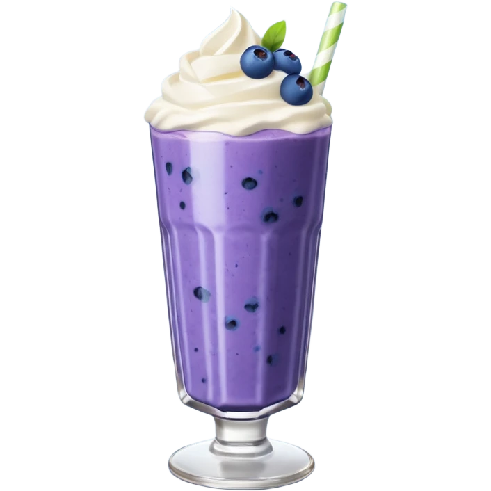 blueberry smoothie show emoji