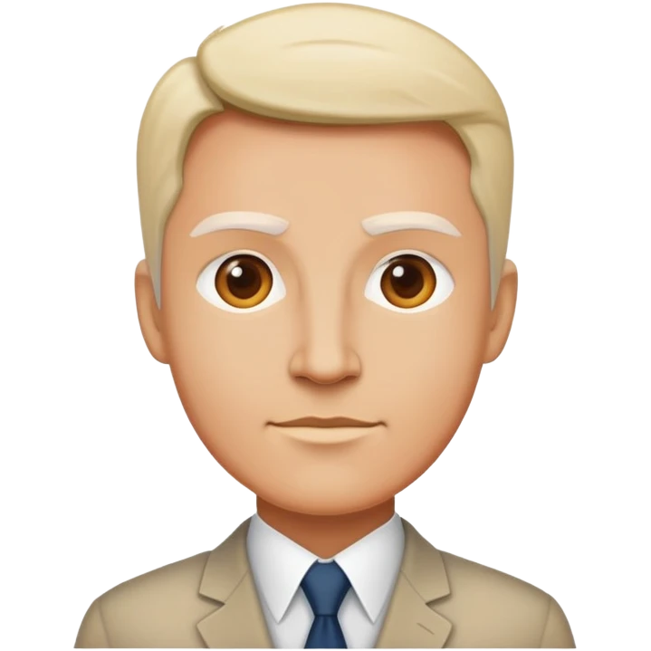 Charismatic leader with vision, standing tall and inspiring emoji