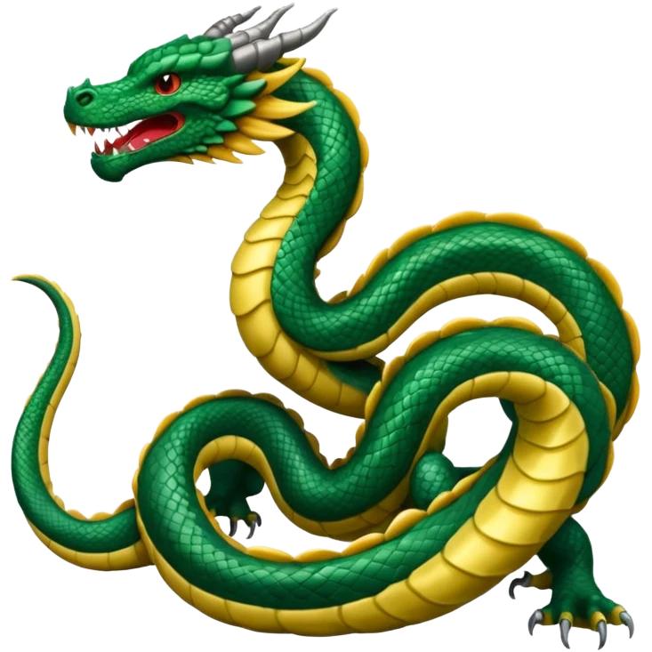 Eastern dragon straight  emoji