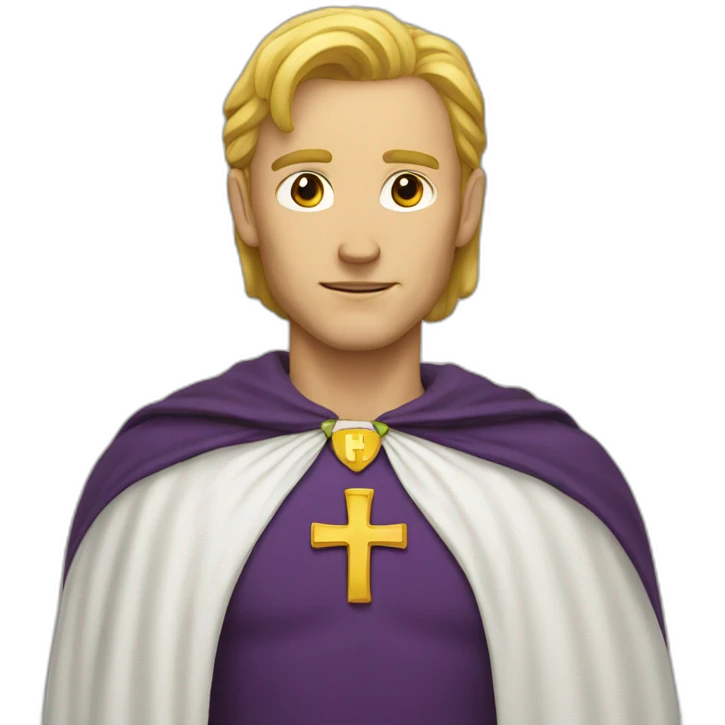 catholic super hero symbol emoji