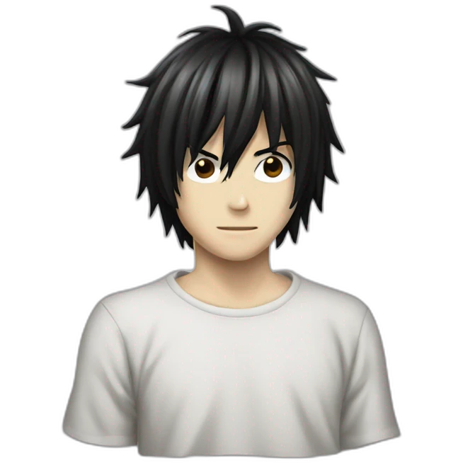 l lawliet from deathnote emoji