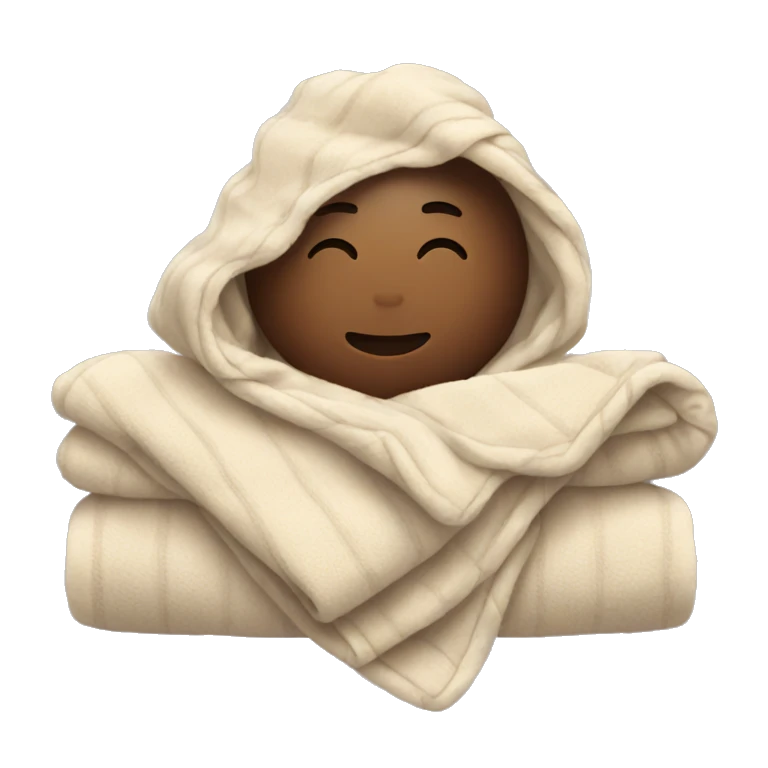 Cozy blanket emoji