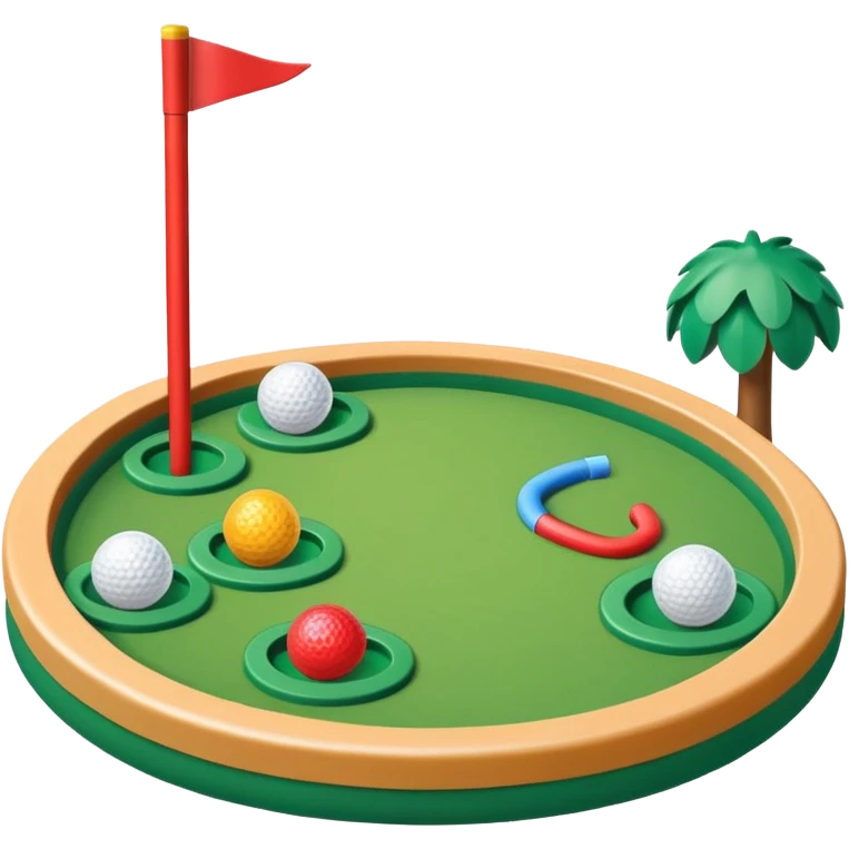 Mini golf emoji
