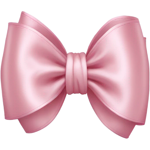 cute light pink bow emoji