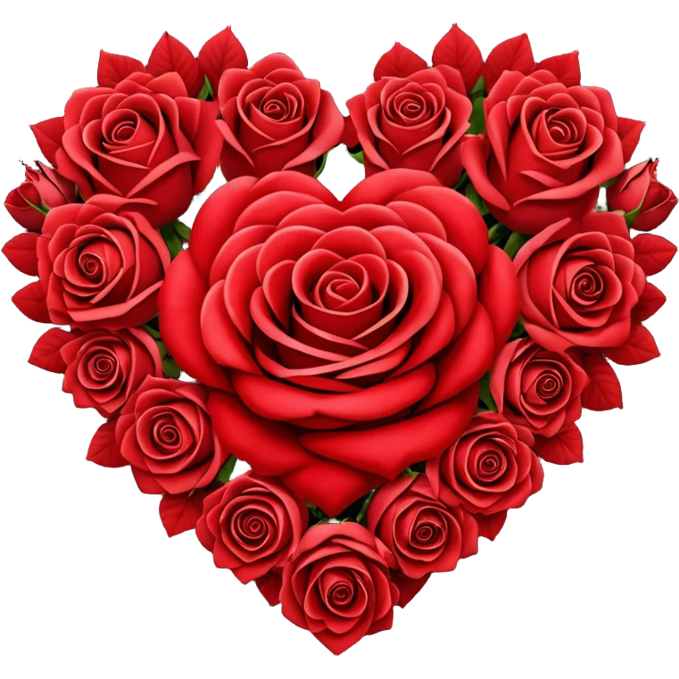 Heart of roses emoji