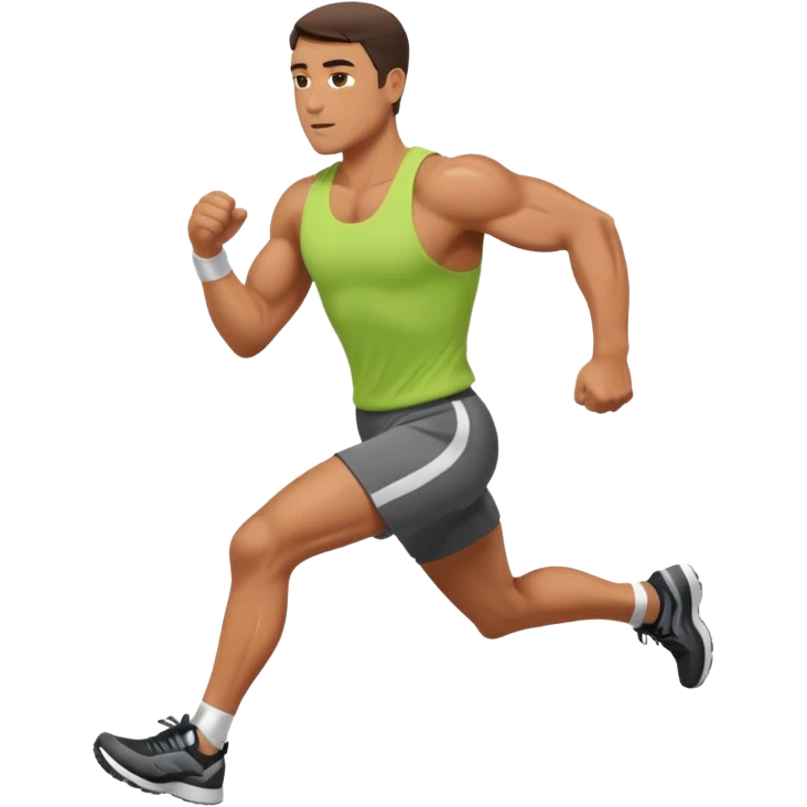a man running emoji