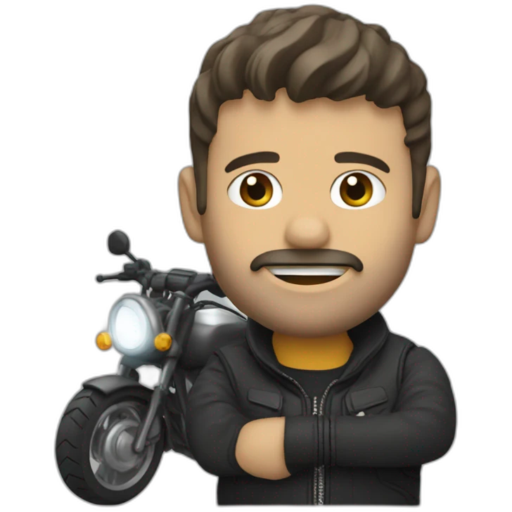 Jaume en moto emoji