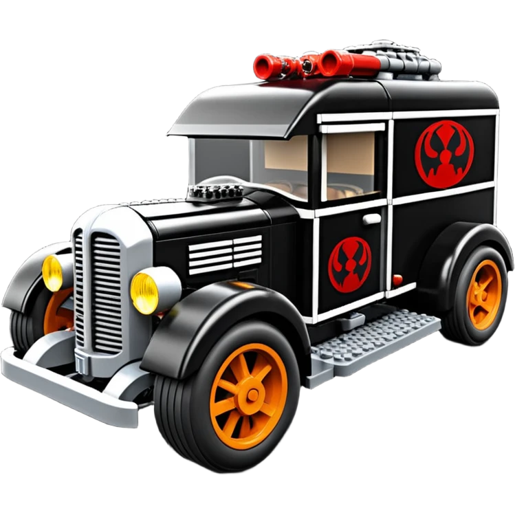 Darth Vader’s Lego rat rod Very large rat infested 1936 mover’s moving truck rc basher emoji
