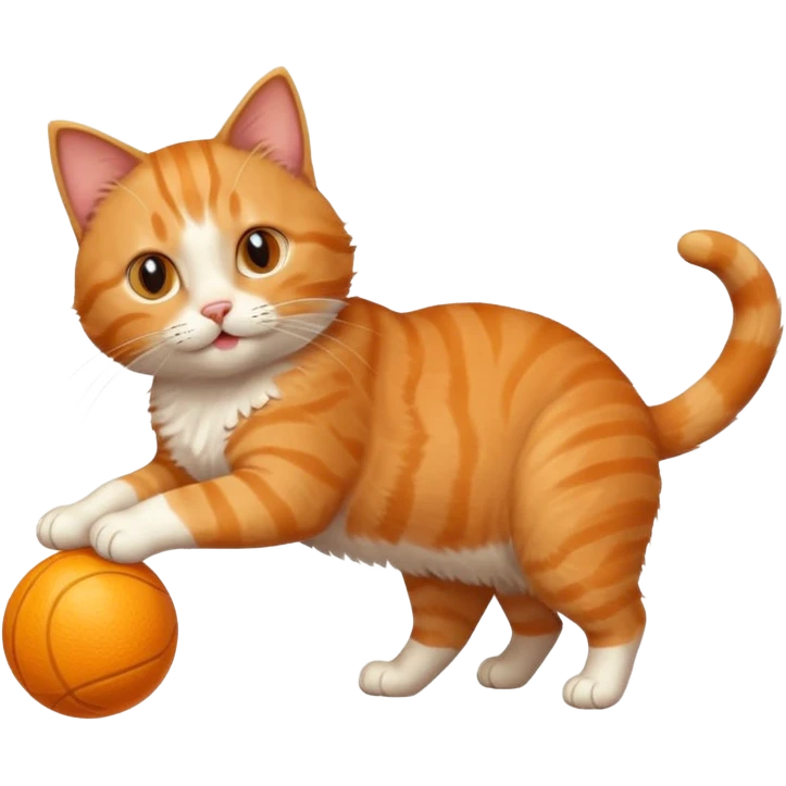 Cat and ball  emoji
