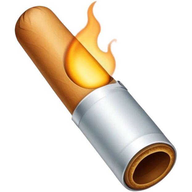 A blunt emoji