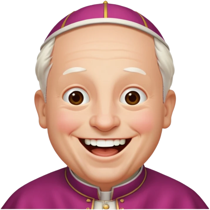 Pope Leo  laughing emoji