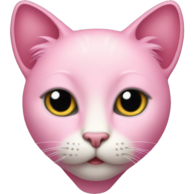 Pink cat emoji