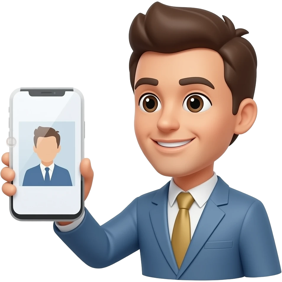 휴대폰으로 인증하기 emoji