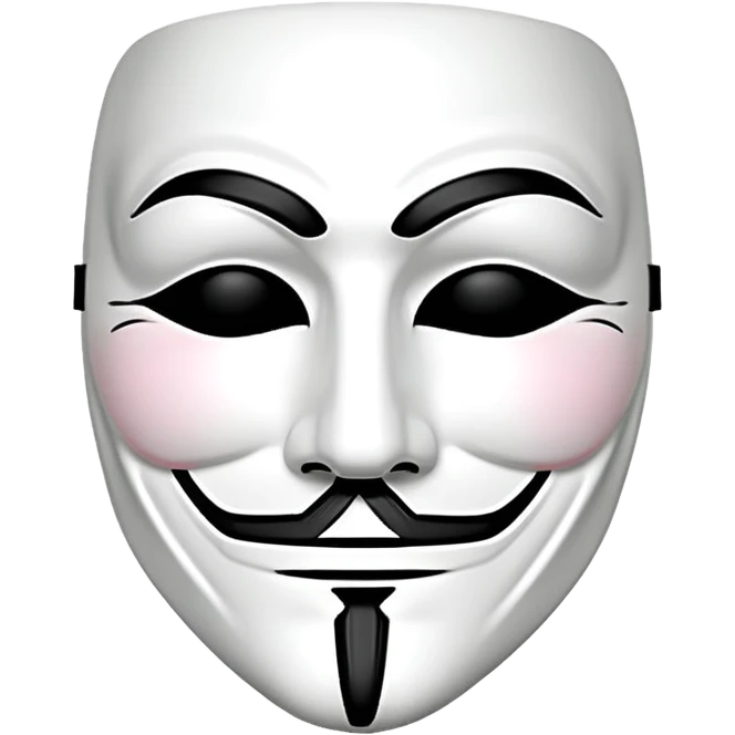 Anonymous mask emoji