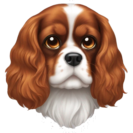 Cavalier king charles tricolore emoji