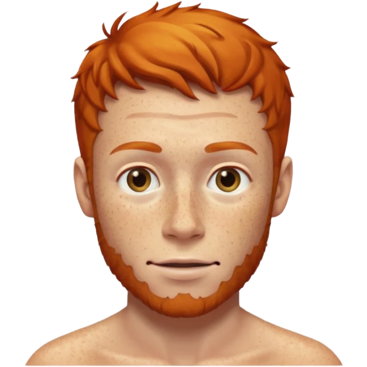Ginger man emoji
