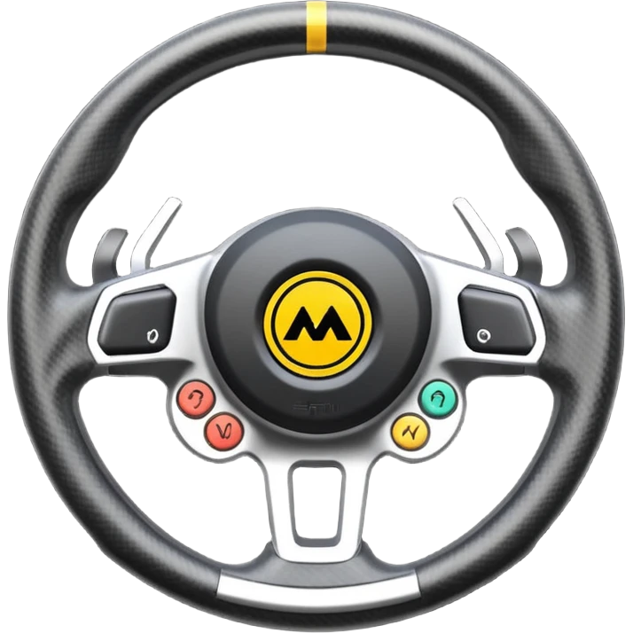 F1 steering wheel emoji