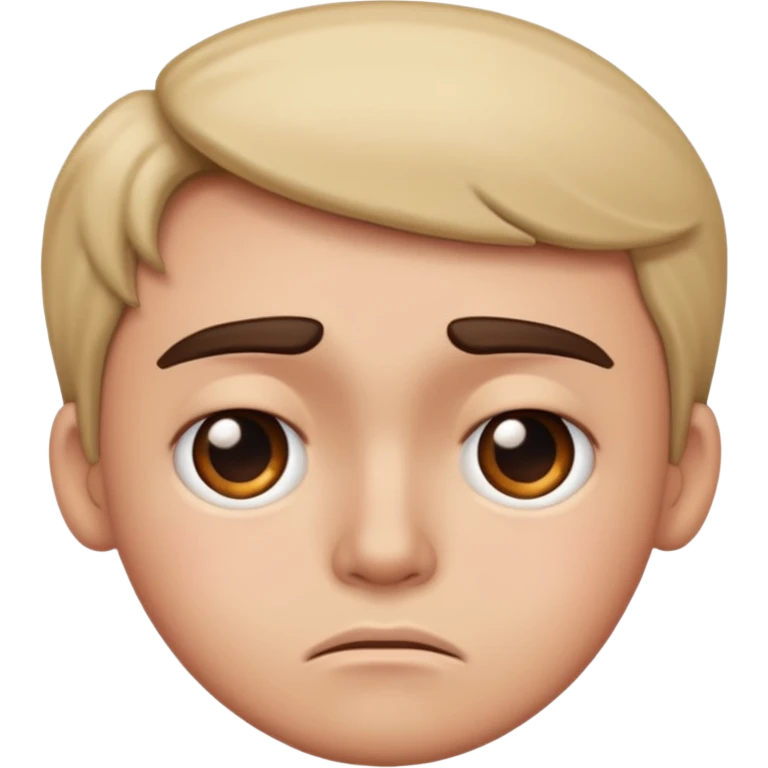 disappointed and confused face emoji
