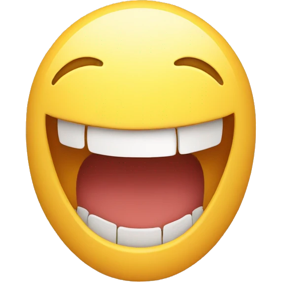 open smiling mouth emoji