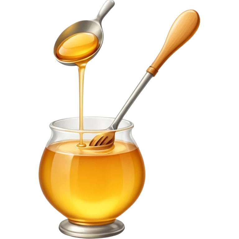 spoon with honey emoji