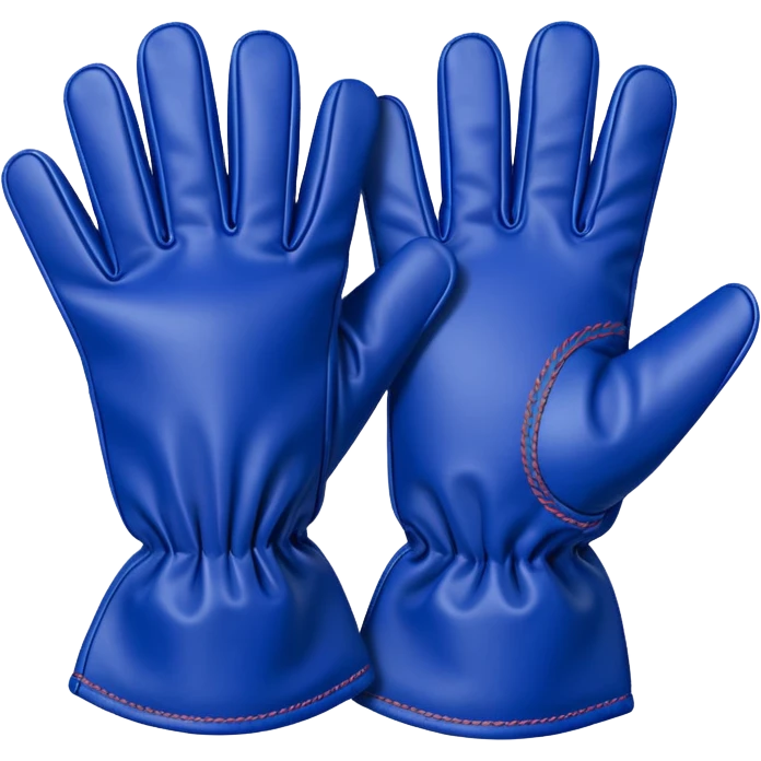 colored gloves emoji