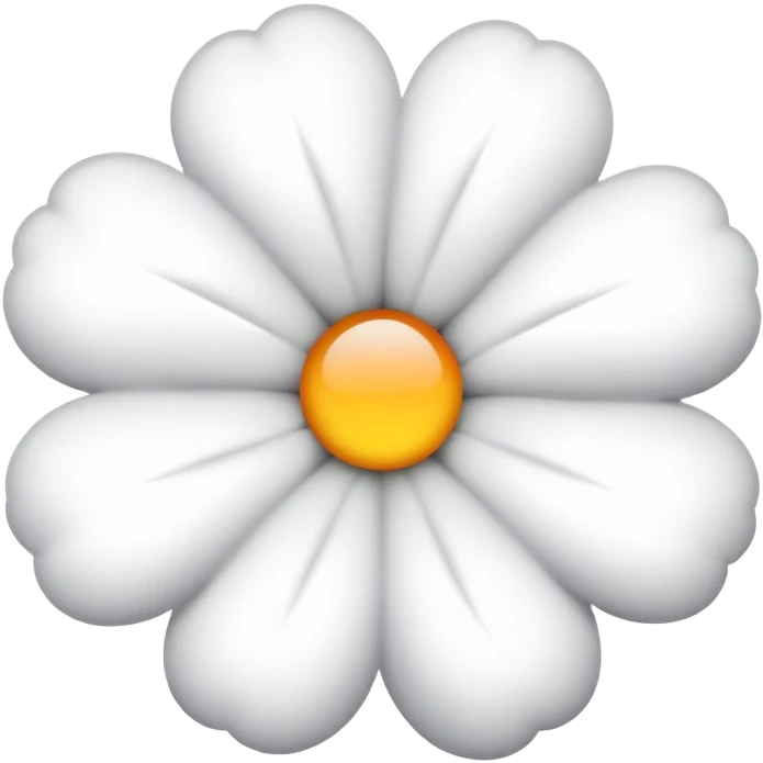 circle cloud with hollow middle white shaped like a flower with black middle emoji
