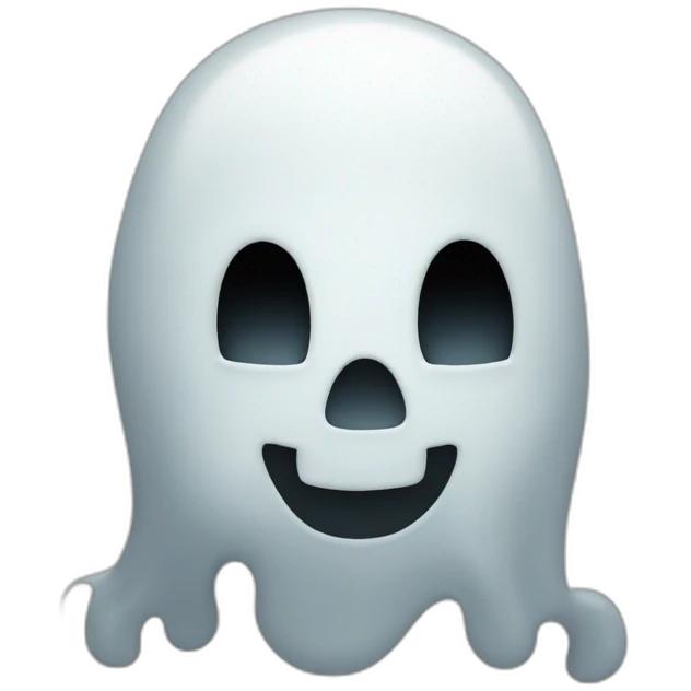 cheeky ghost emoji