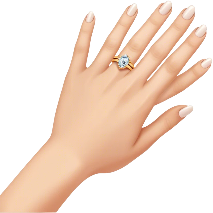 Engagement hand emoji