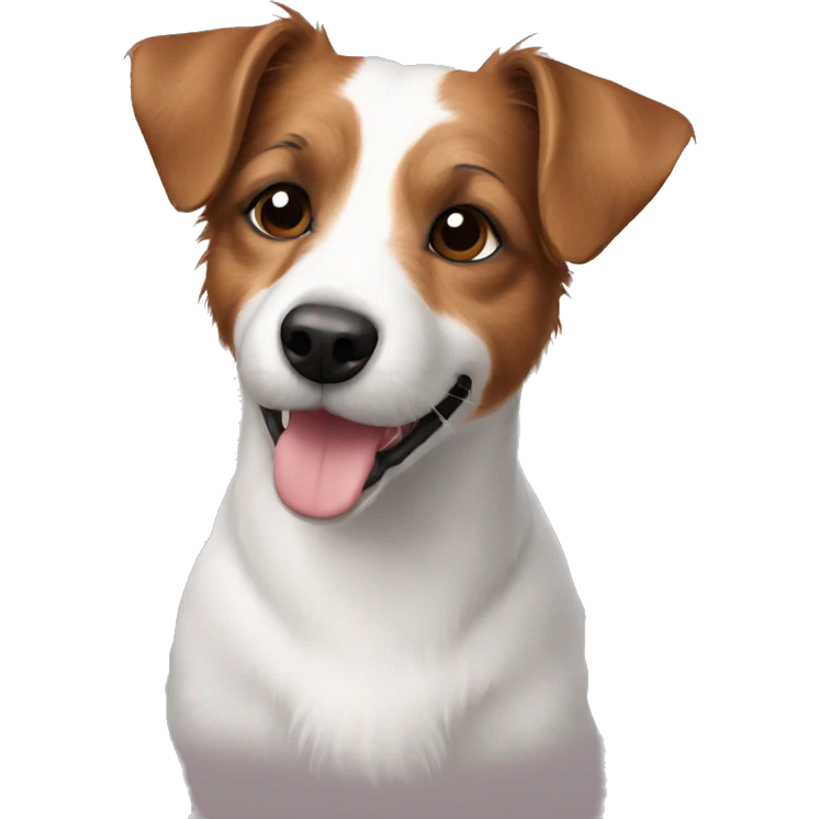 Jack russell long hair emoji