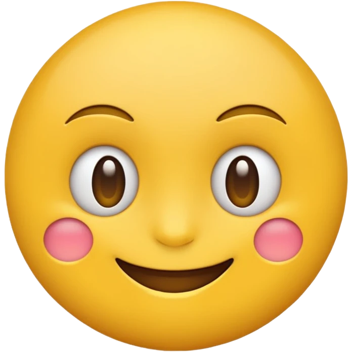 An emoji smirking emoji
