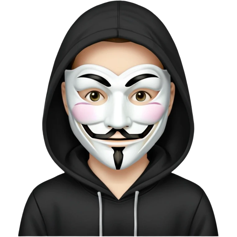 Hacker anonymous emoji