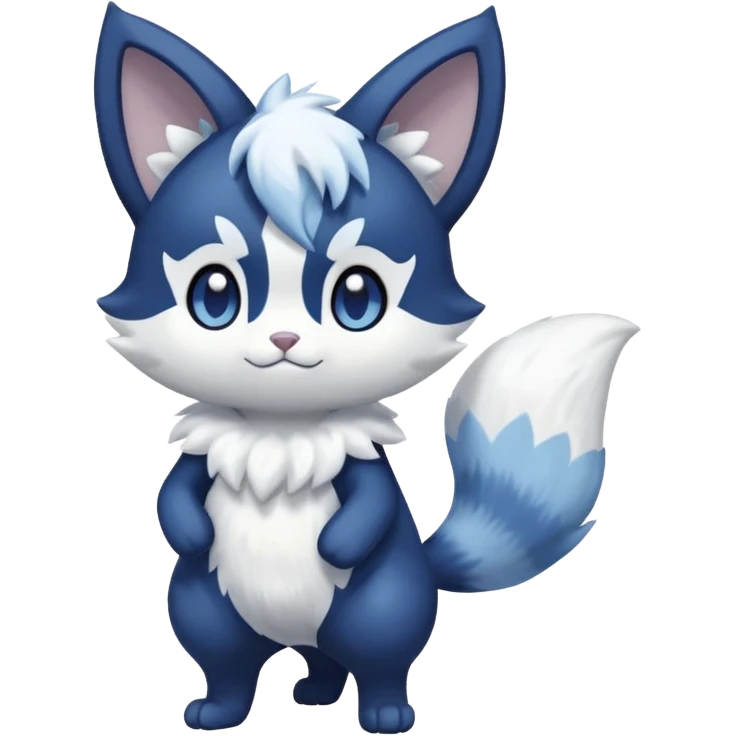 Meowstic (full body) emoji