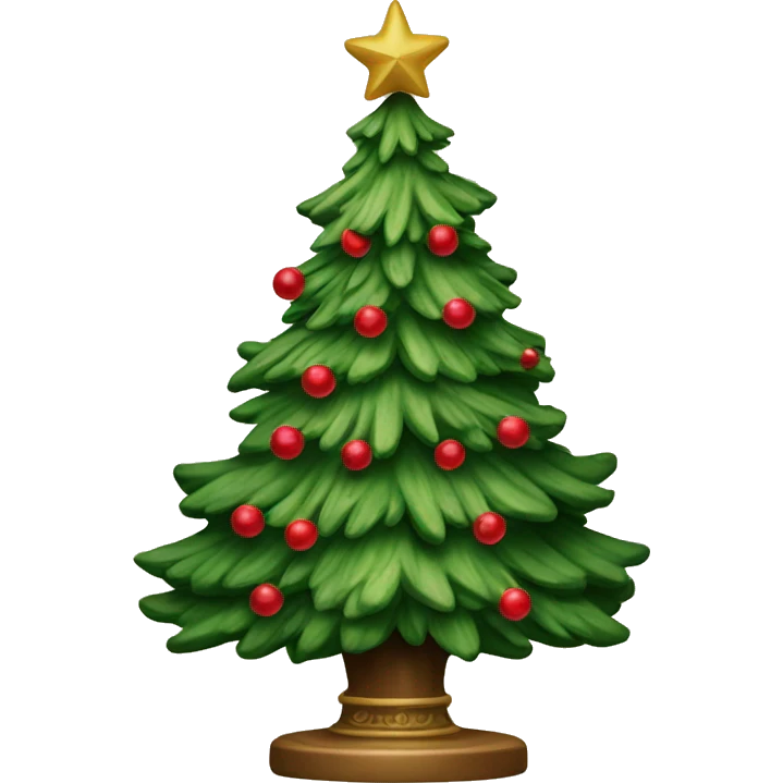 Victorian Christmas tree  emoji