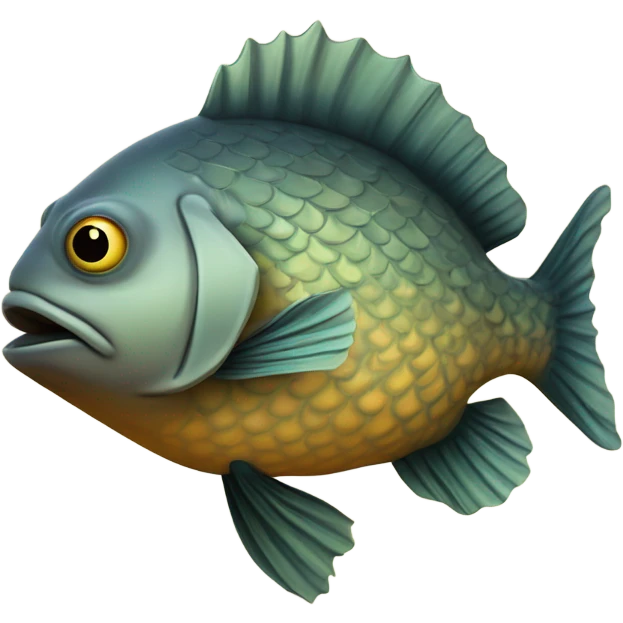 fat guy with fish head emoji