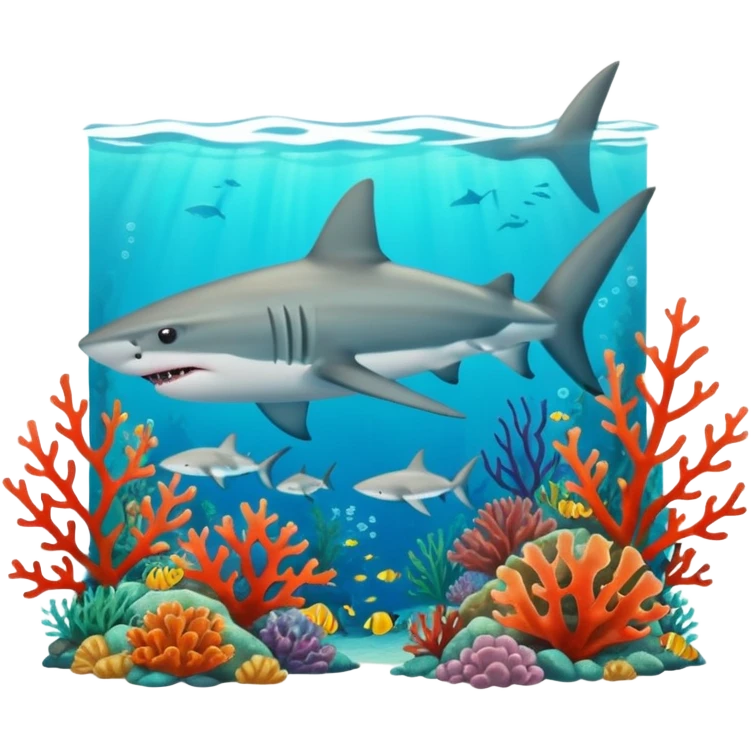 buatkan saya emoji elshark gran maja fish it yang biru itu yang siap dicopy paste emoji