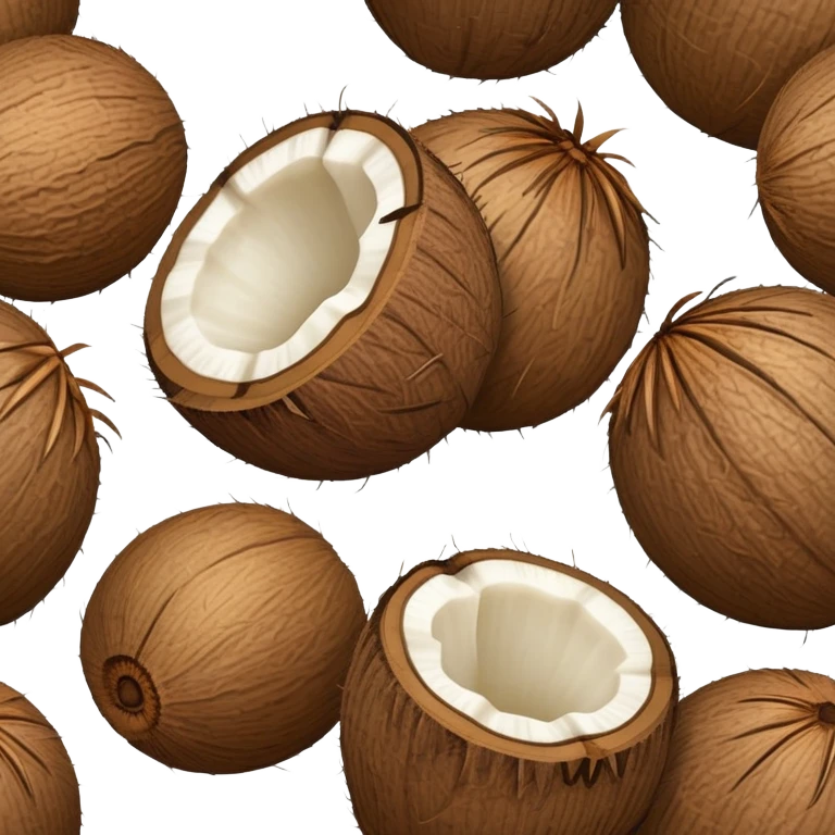 Hawaiian coconuts emoji