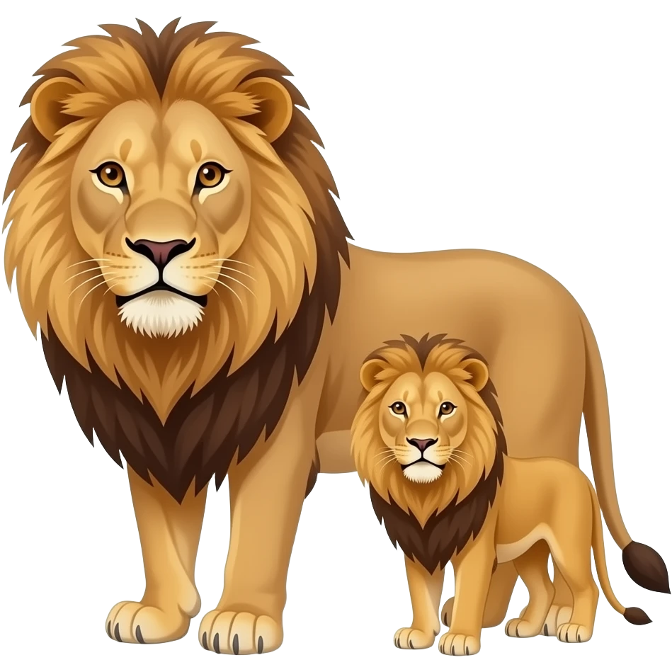 african lion vs asiatic lion african lion is taller and asiatic lion is smaller and has got short mane emoji