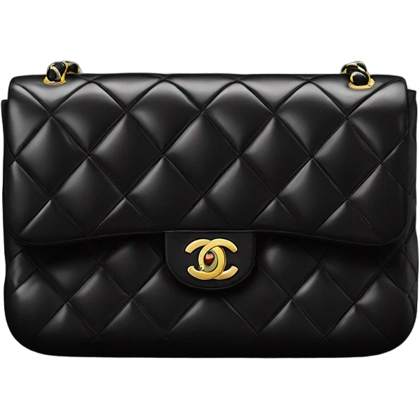 Chanel Classic Flap Bag Black emoji