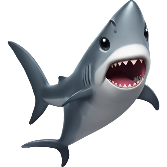 A shark tap dancing  emoji
