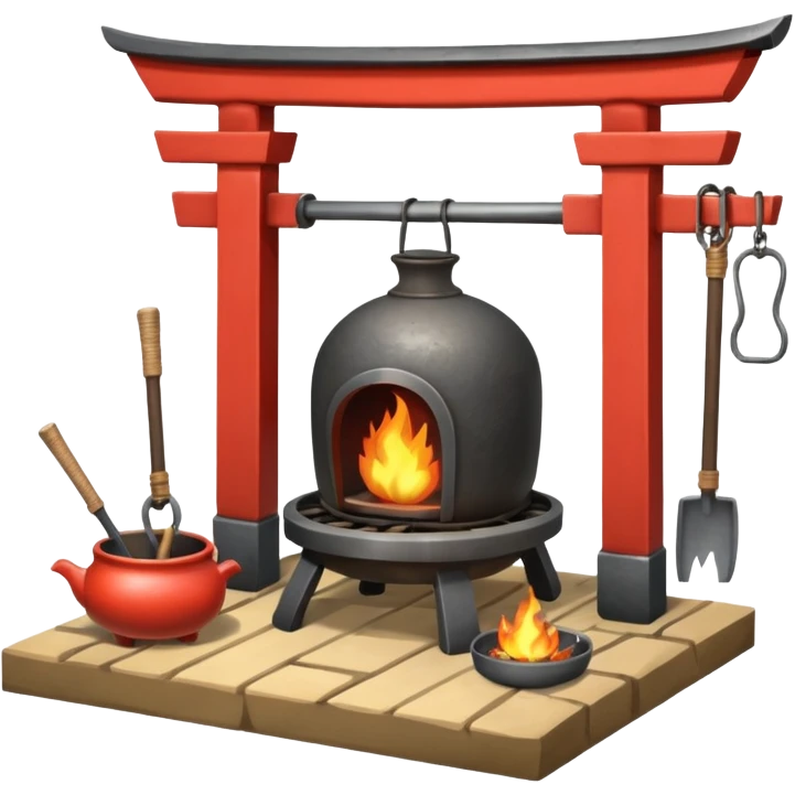 A Japanese forge emoji