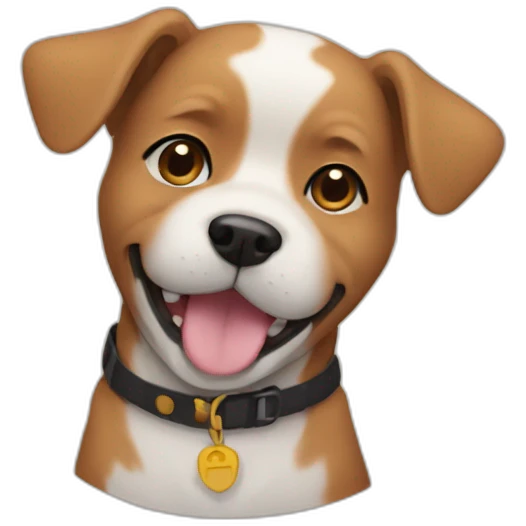 Kawaii dog person emoji