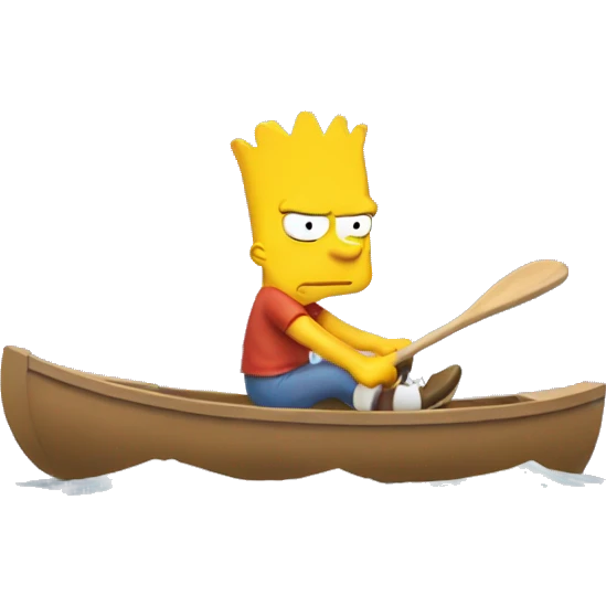 Guy punting Bart simpson emoji
