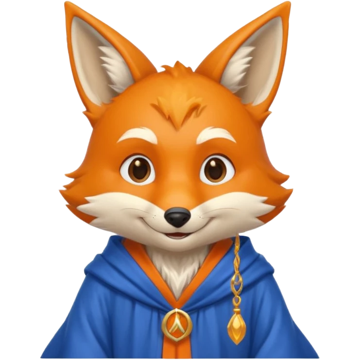 happy wizard fox emoji